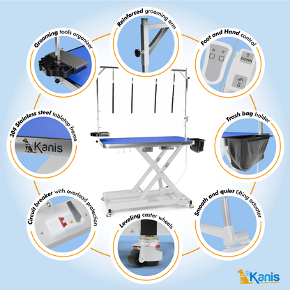 KANIS - Professional Electric Dog Grooming Table