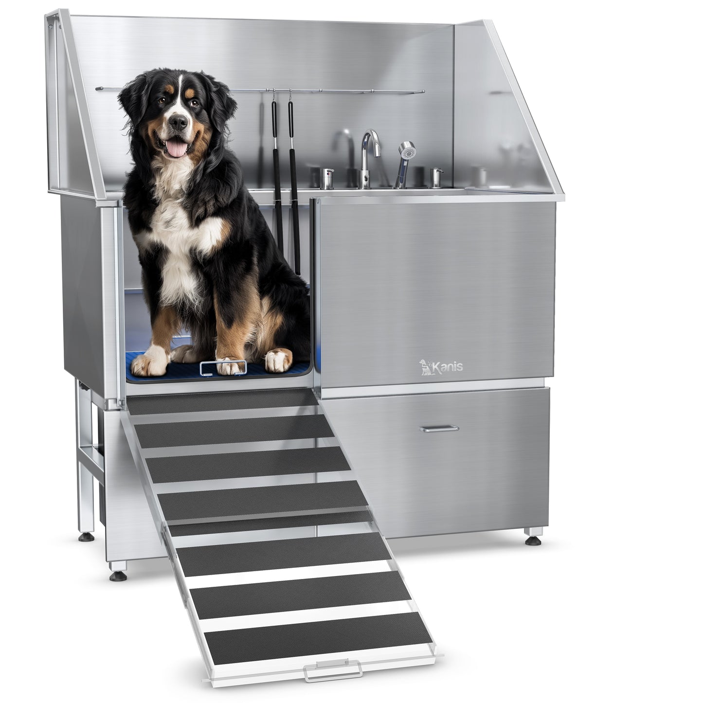 KANIS - Professional Stainless Steel Dog Bathing Station