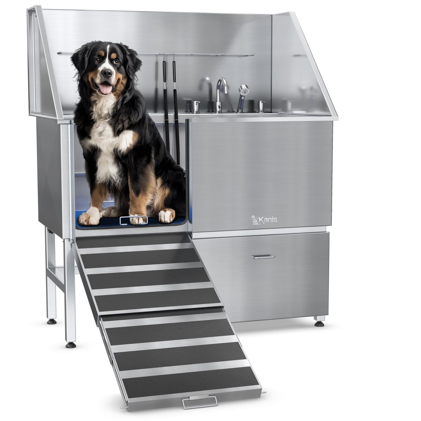 KANIS - Professional Stainless Steel Dog Bathing Station