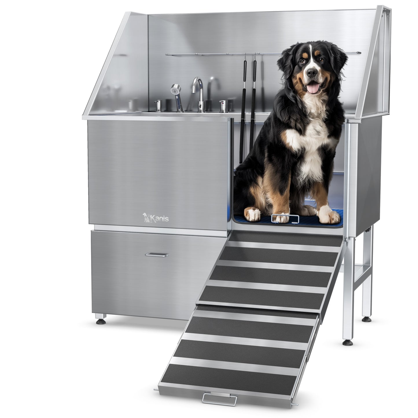 KANIS - Professional Stainless Steel Dog Bathing Station