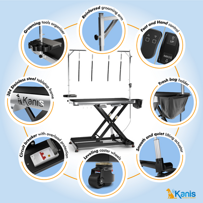 KANIS - Professional Electric Dog Grooming Table