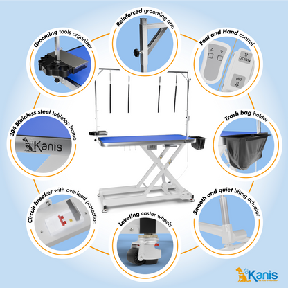 KANIS - Professional Electric Dog Grooming Table