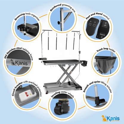 KANIS - Professional Electric Dog Grooming Table